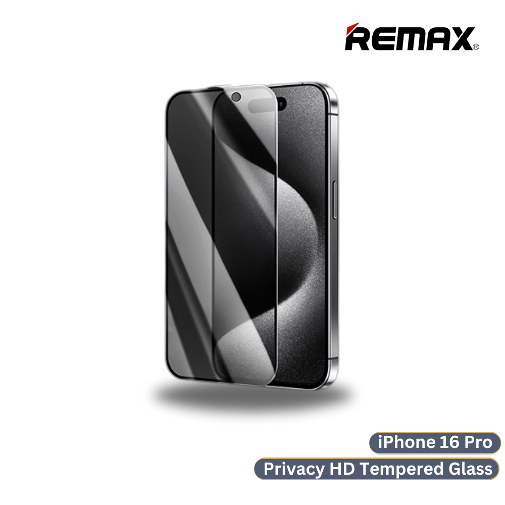 iPhone 16 Pro >>REMAX Privacy Tempered Glass Future Ultra Soft Series - Clear