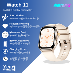 REMAX Watch 11 Chitrun Amoled Display Smart Watch(Silver)