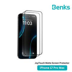 BENKS - JoyTouch Matte Screen Protector - IPhone 17 Pro Max ( Black )
