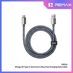 REMAX - CB01A Mirage 3A USB To Type-C Fast Charging Data Cable - Black