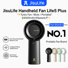 JisuLife - Handheld Fan Life 5 Plus ( 6000mAh ) - Black