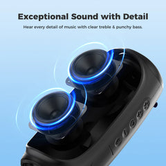 SOUNARC - XR3 10W Portable Speaker - Black
