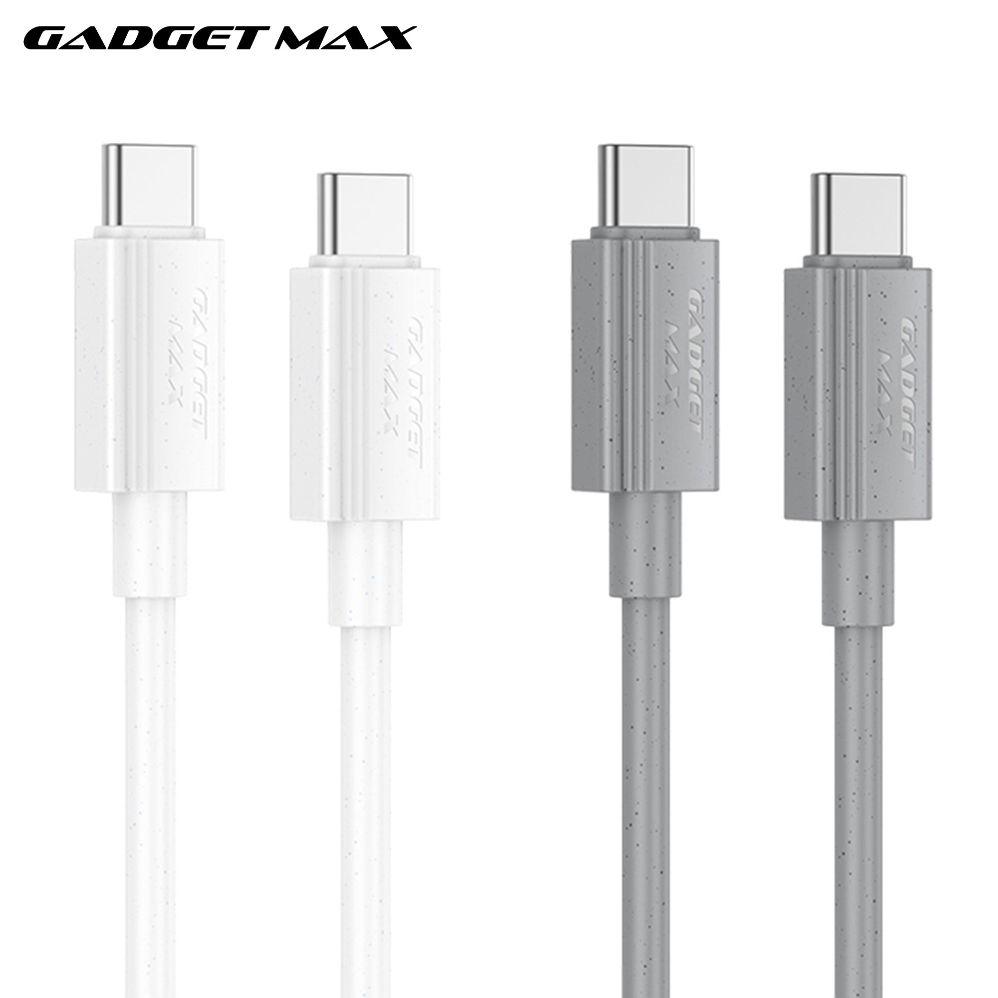 GADGET MAX - GX27 C-C TPE Series Type-C To Type-C Fast Charging Data Cable (60W) - Grey
