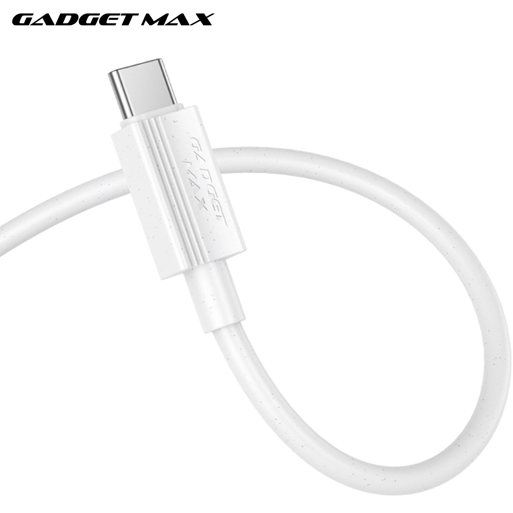 GADGET MAX - GX27 C-C TPE Series Type-C To Type-C Fast Charging Data Cable (60W) - White