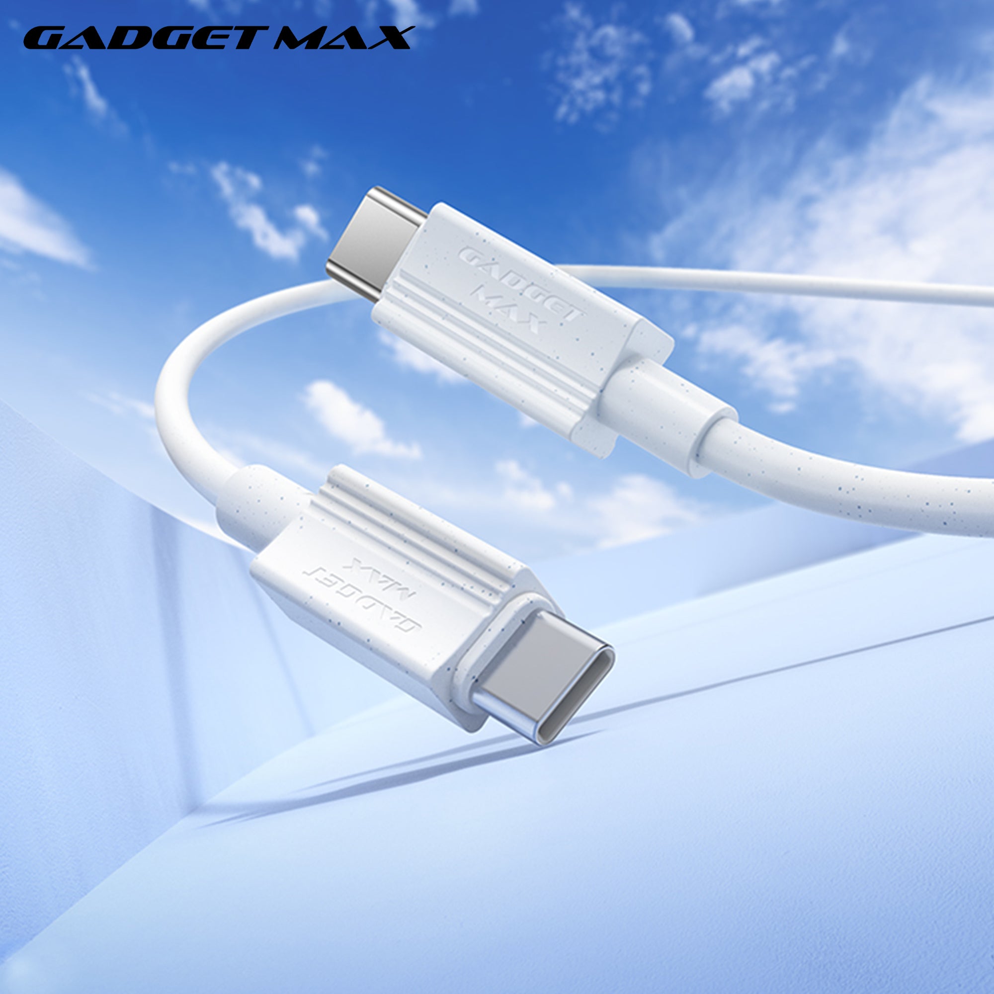 GADGET MAX - GX27 C-C TPE Series Type-C To Type-C Fast Charging Data Cable (60W) - Grey