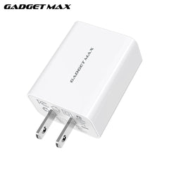 GADGET MAX - GC01 Single USB Port QC 3.0 Charger (18W) - White