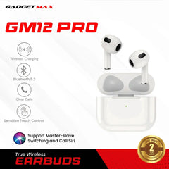 GADGET MAX - GM12 Pro Bluetooth Wireless Earbuds - White