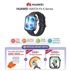 HUAWEI - Watch Fit 5 Smart Watch - Black