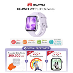 HUAWEI - Watch Fit 5 Smart Watch - Purple