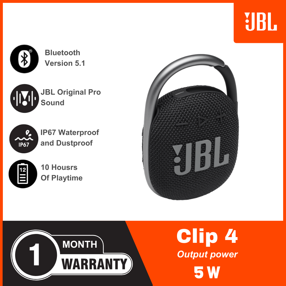 JBL Clip 4 Ultra-portable Waterproof Speaker