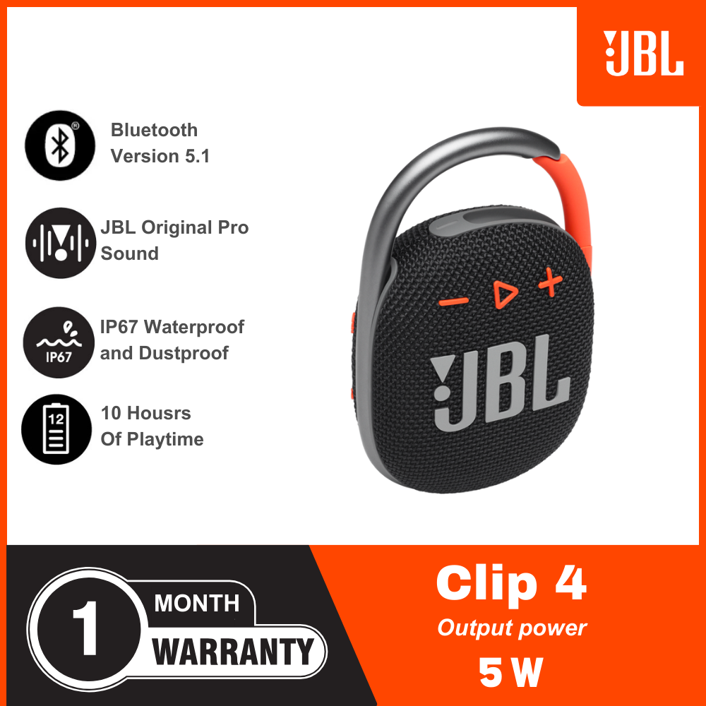 JBL Clip 4 Ultra-portable Waterproof Speaker