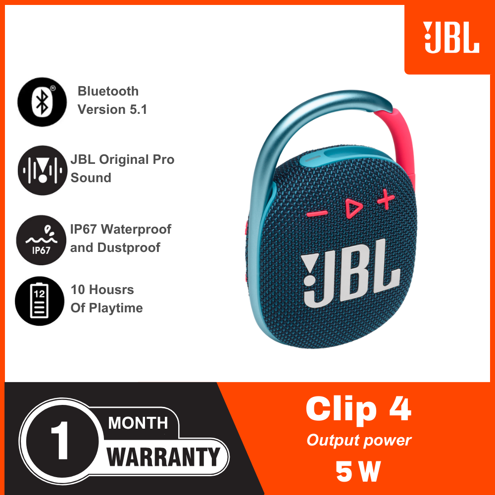 JBL Clip 4 Ultra-portable Waterproof Speaker