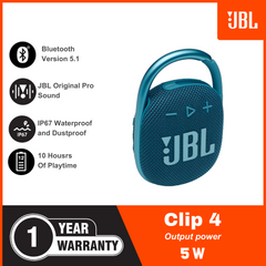 JBL Clip 4 Ultra-portable Waterproof Speaker