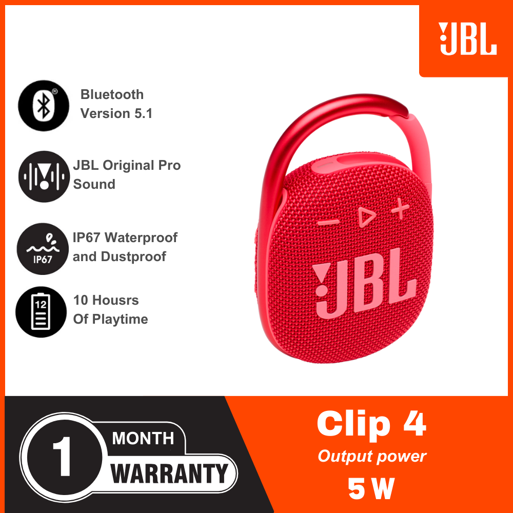 JBL Clip 4 Ultra-portable Waterproof Speaker