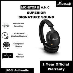 Marshall Monitor 2 ANC Headphone , Noise Cancelling Headphones