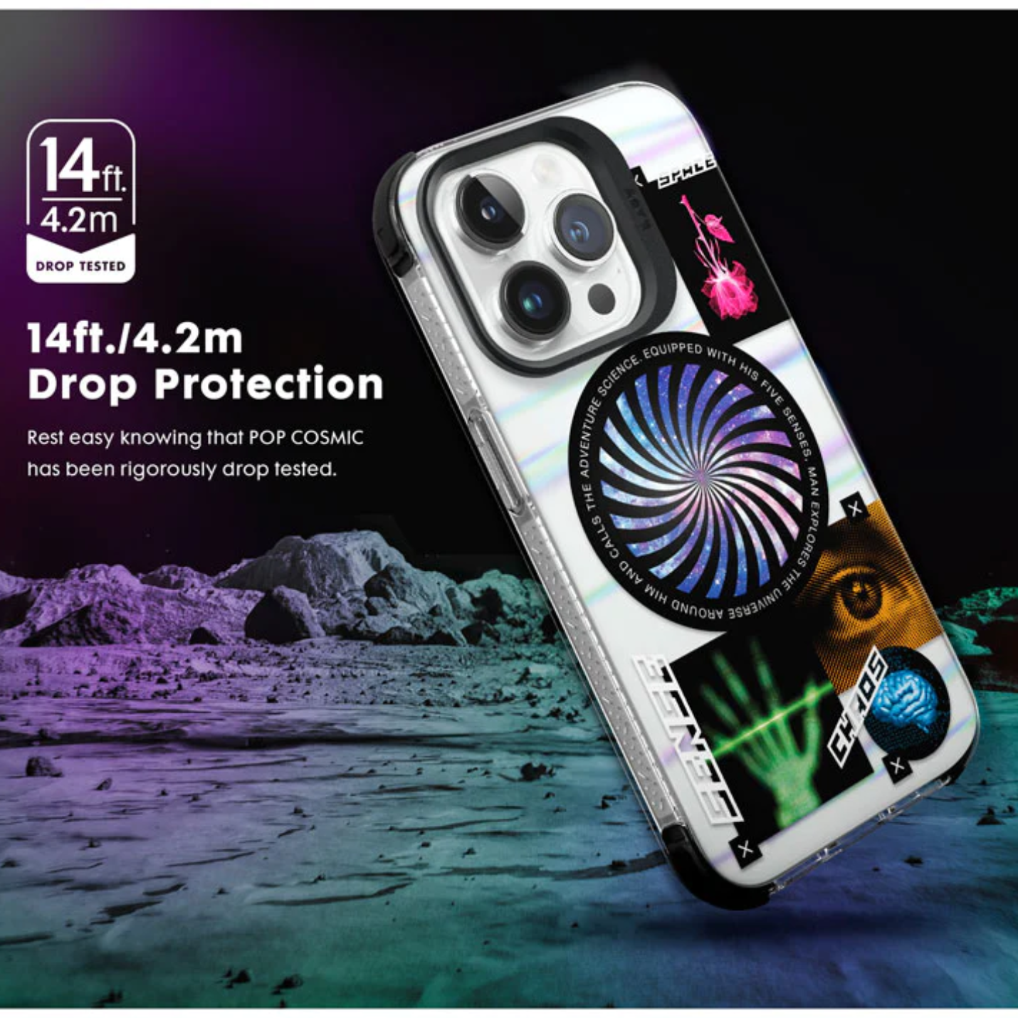 LAUT iPhone 15 Pro POP COSMIC Series Case