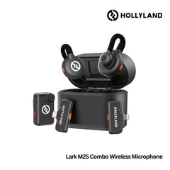 Hollyland - Lark M2S Combo Lavalier Wireless Microphone - Grey