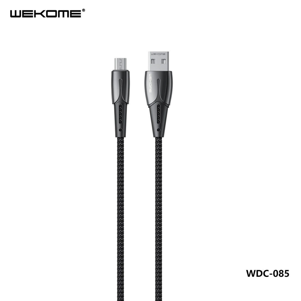 WK (WDC-085M) GOLDSIM TOP ZINC ALLOY DATA CABLE FOR MICRO - Black