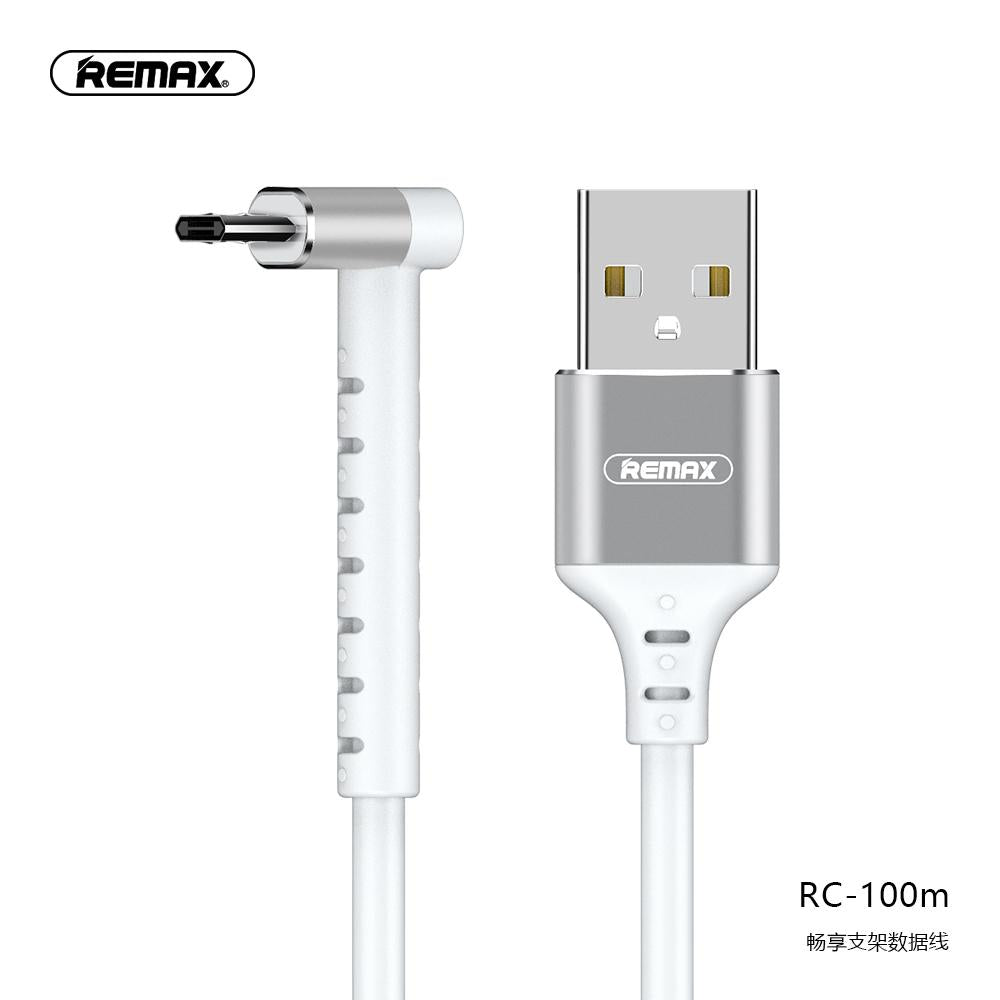 REMAX RC-100M JOY SERIES MICRO 2IN1  DATA CABLE AND PHONE HOLDER 2.4A,Cable,Micro Cable ,Micro Charging Cable ,Micro USB Cable ,Android charging cable ,USB Charging Cable ,Data cable for Andorid,Quick Charger Cable ,Fast Charger USB Cable