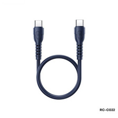 REMAX RCCO22 (CC) LEDYSERIES PD 65W FAST CHARGING DATA CABLE TYPE-C TO TYPE-C, 65W Cable, PD Cable