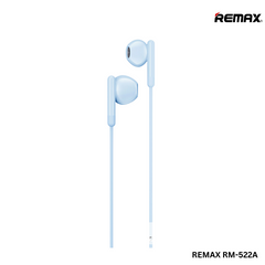 REMAX RM-522A Type-C Wired Earphones for Music & Call(Blue)