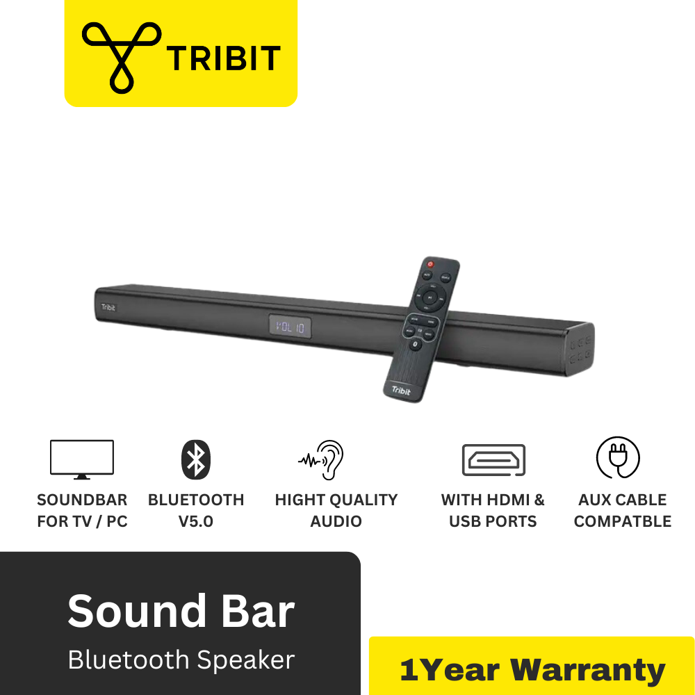 Tribit BTS-60 Soundbar Bluetooth V5.0 100W Home Bluetooth Speaker