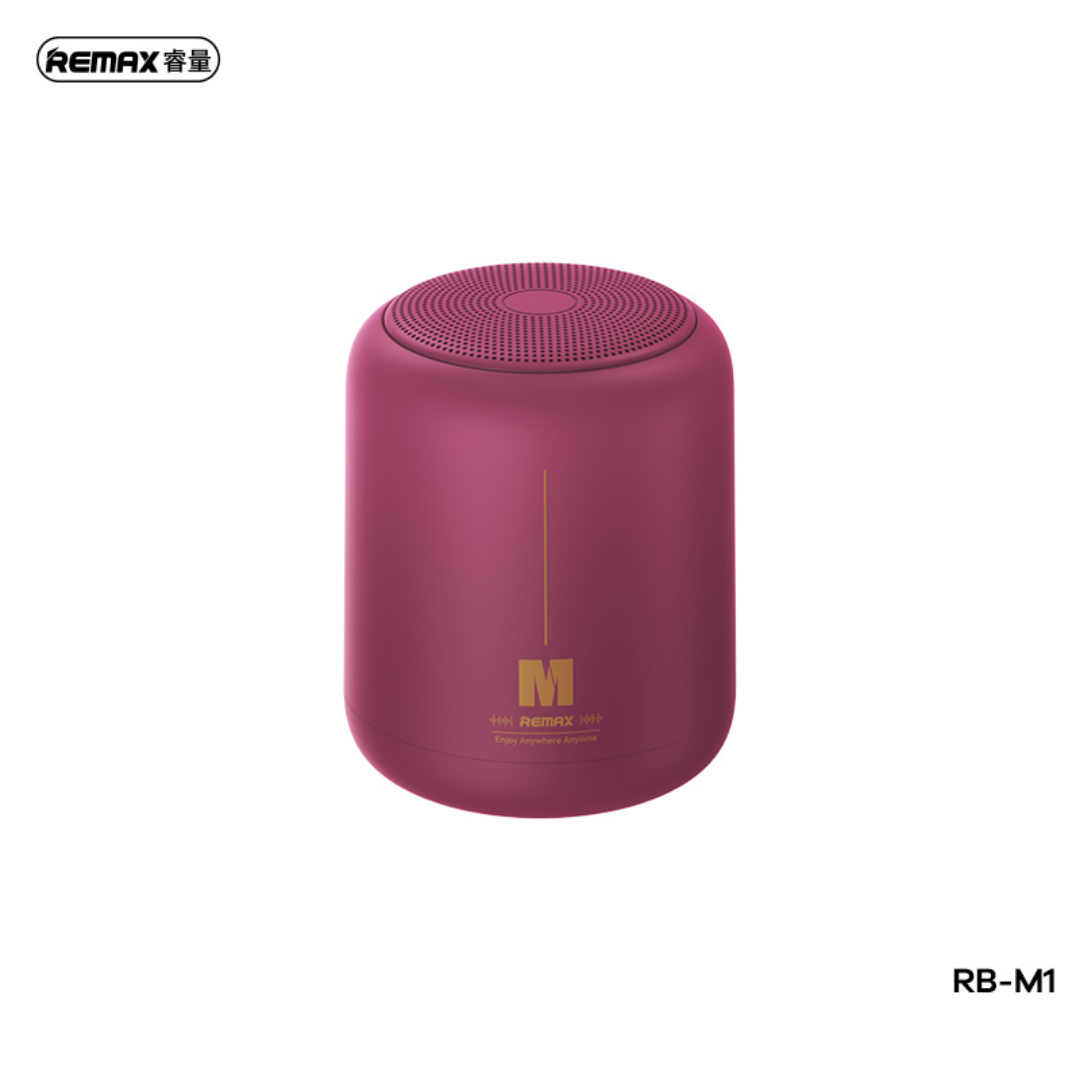 REMAX RB-M1 AIRCITY SERIES PORTABLE WIRELESS SPEAKER (3W) (5V) - Red