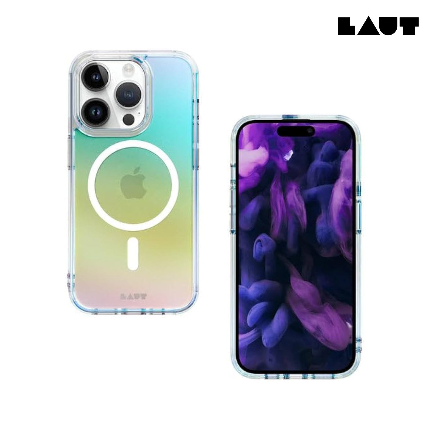 LAUT iPhone 15 Pro HALO Series Case(Halo Pearl)