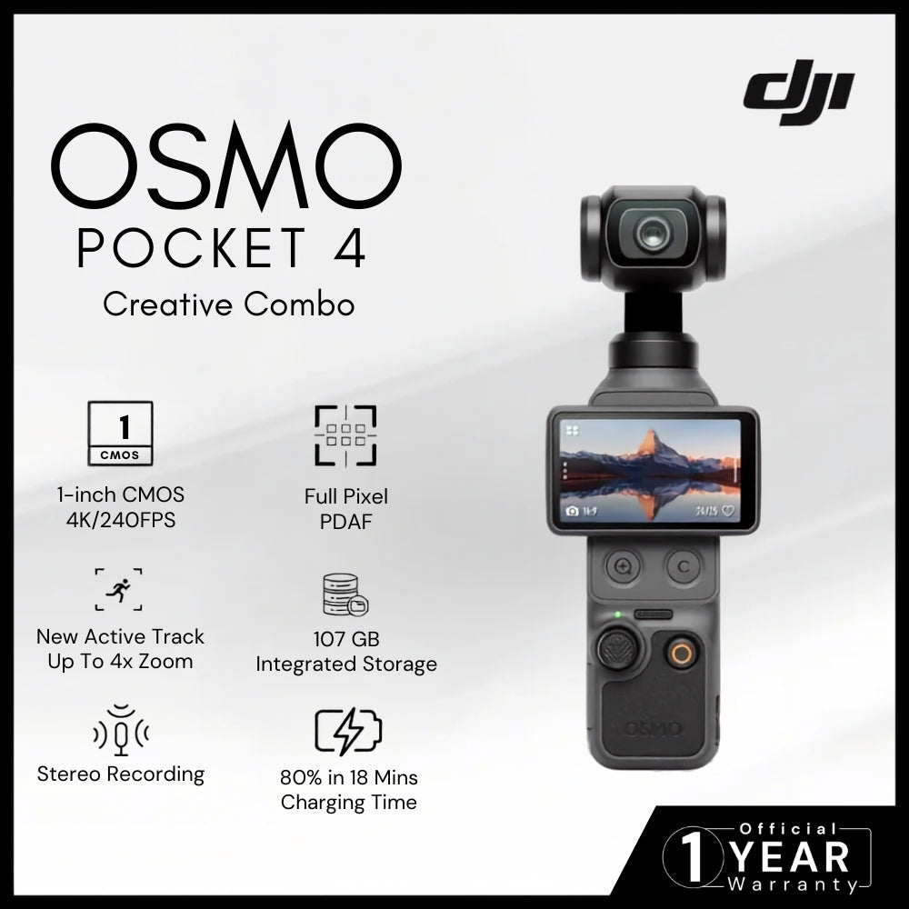 DJI - OSMO Pocket 4 Creator Combo