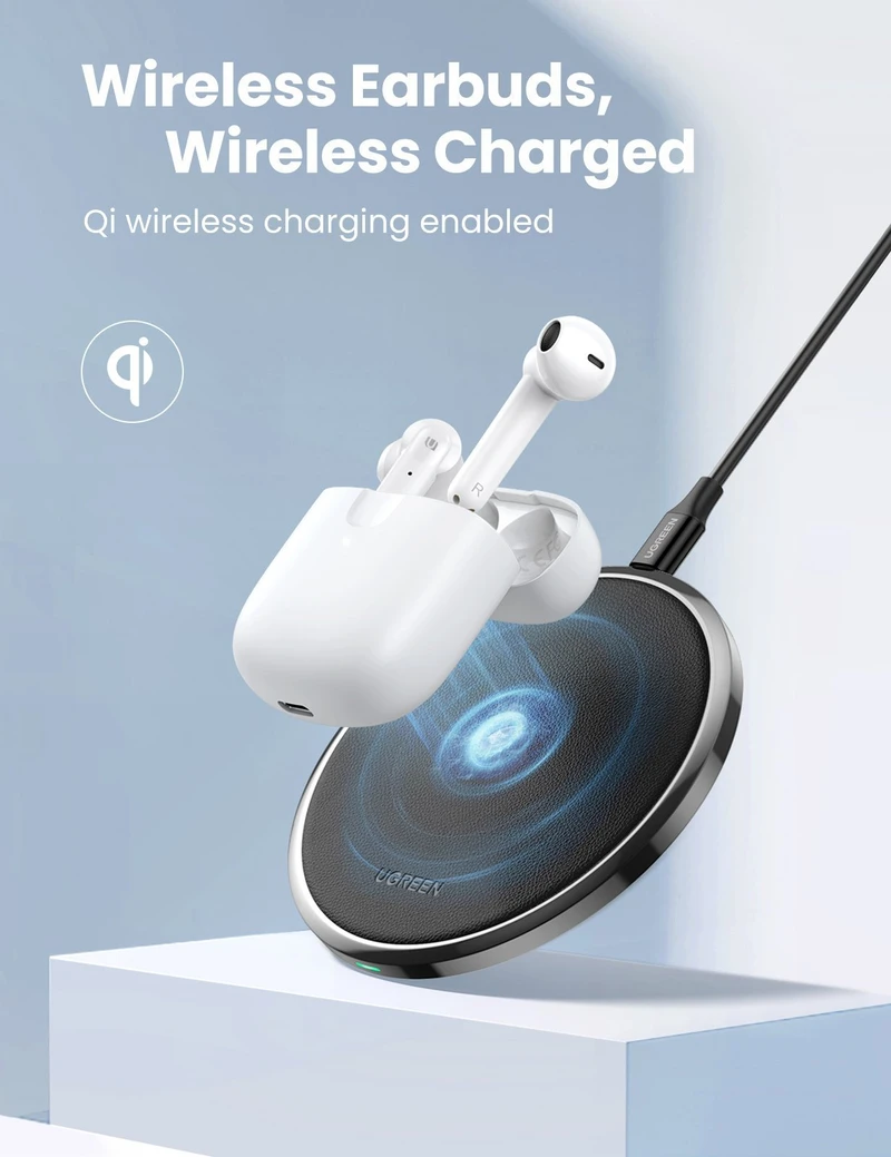 UGREEN WS105 HITUNE T2 TRUE WIRELESS EARBUDS - White