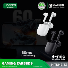 UGREEN WS105 HITUNE T2 TRUE WIRELESS EARBUDS - White