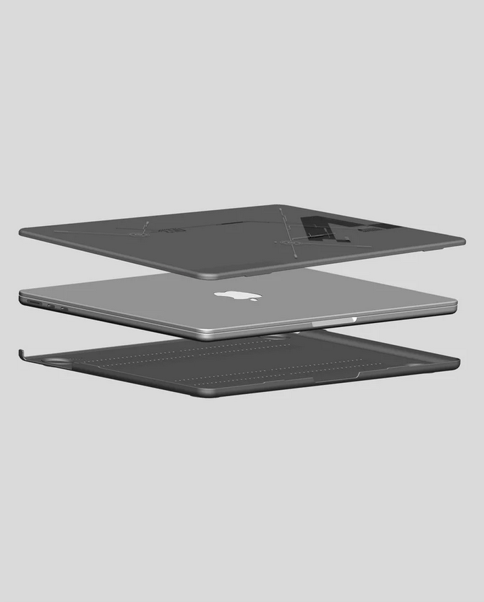 Aulumu MacBook Air M1 A17 Urban Tech Laptop Protective Shell Case