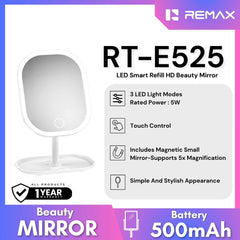 REMAX - RT-E525 LED Smart Refill HD Beauty Mirror - Beige