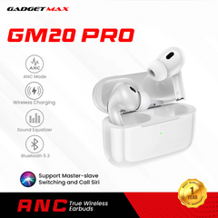 GADGET MAX GM20 PRO EW51 TRUE WIRELESS ANC NOISE REDUCTION BLUETOOTH HEADSET