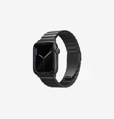 UNIQ STROVA APPLE WATCH STEEL LINK BAND 45/44/42MM STERLING