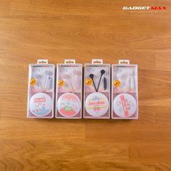 GADGET MAX - GIGII-232 3.5mm Judy & Bear Series Wired Earphone - Black