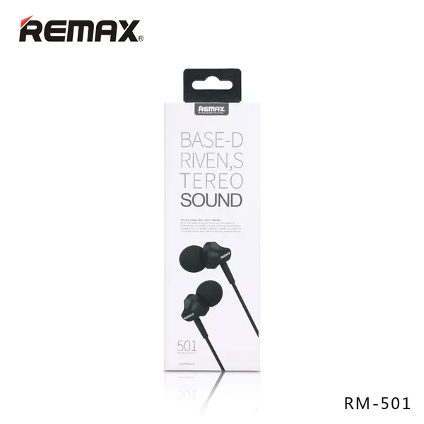 REMAX RM-501 Earphone,3.5MM Wired Earphone