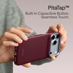 PITAKA - iPhone 18 Pro Max (Edge Series) - Burgundy (Argyle)