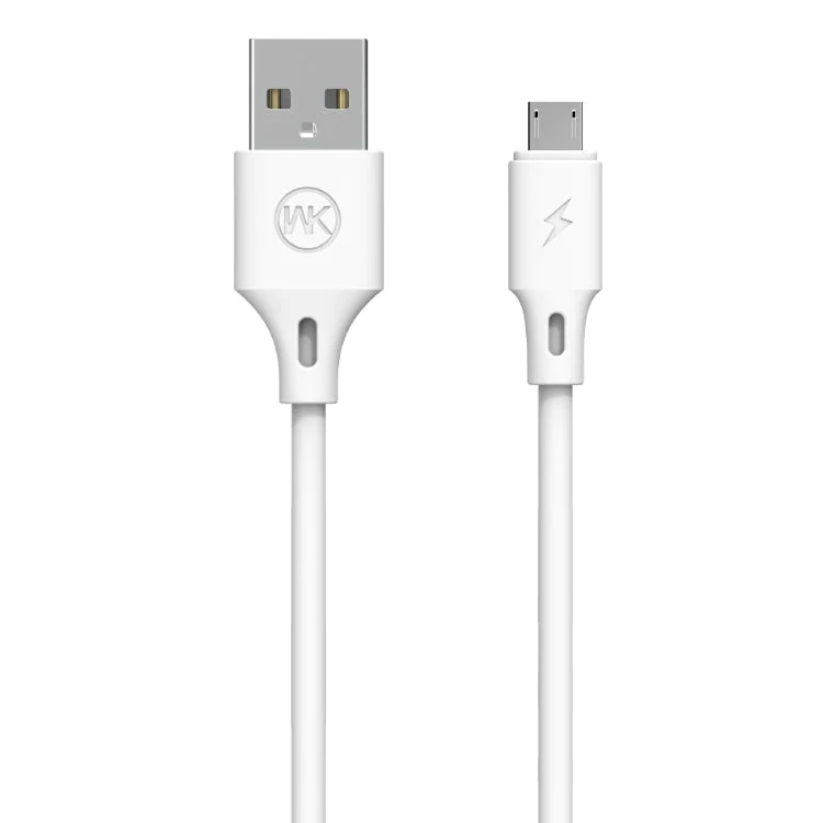 WK WDC-092M MICRO FULL SPEED PRO DATA CABLE FOR MICRO 2.4A (2M) - White