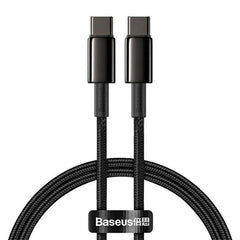 Baseus Tungsten Gold 100W Type-C to Type-C Fast Charging Data Cable (2M)