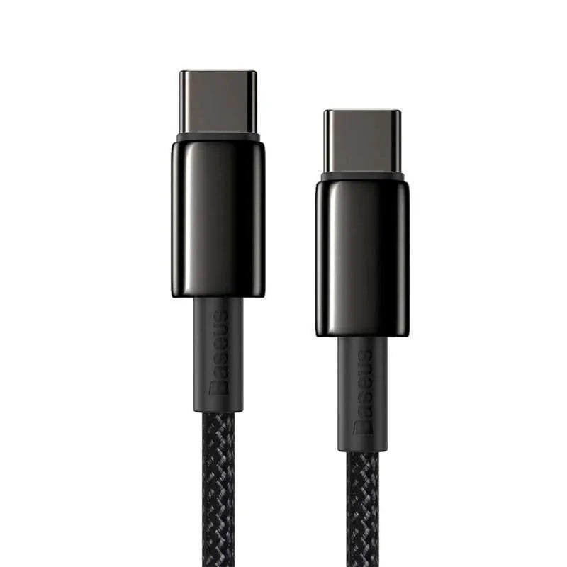 Baseus Tungsten Gold 100W Type-C to Type-C Fast Charging Data Cable (2M)