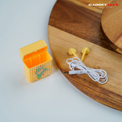 GADGET MAX - GIGII-345 3.5mm Little Frog Series Wired Earphone - Yellow