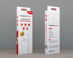 GADGET MAX - GM06 3.5mm Clear Sound Wired Earphone - Black