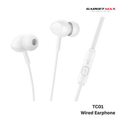 GADGET MAX - TC01 Type-C Wired Earphone - White