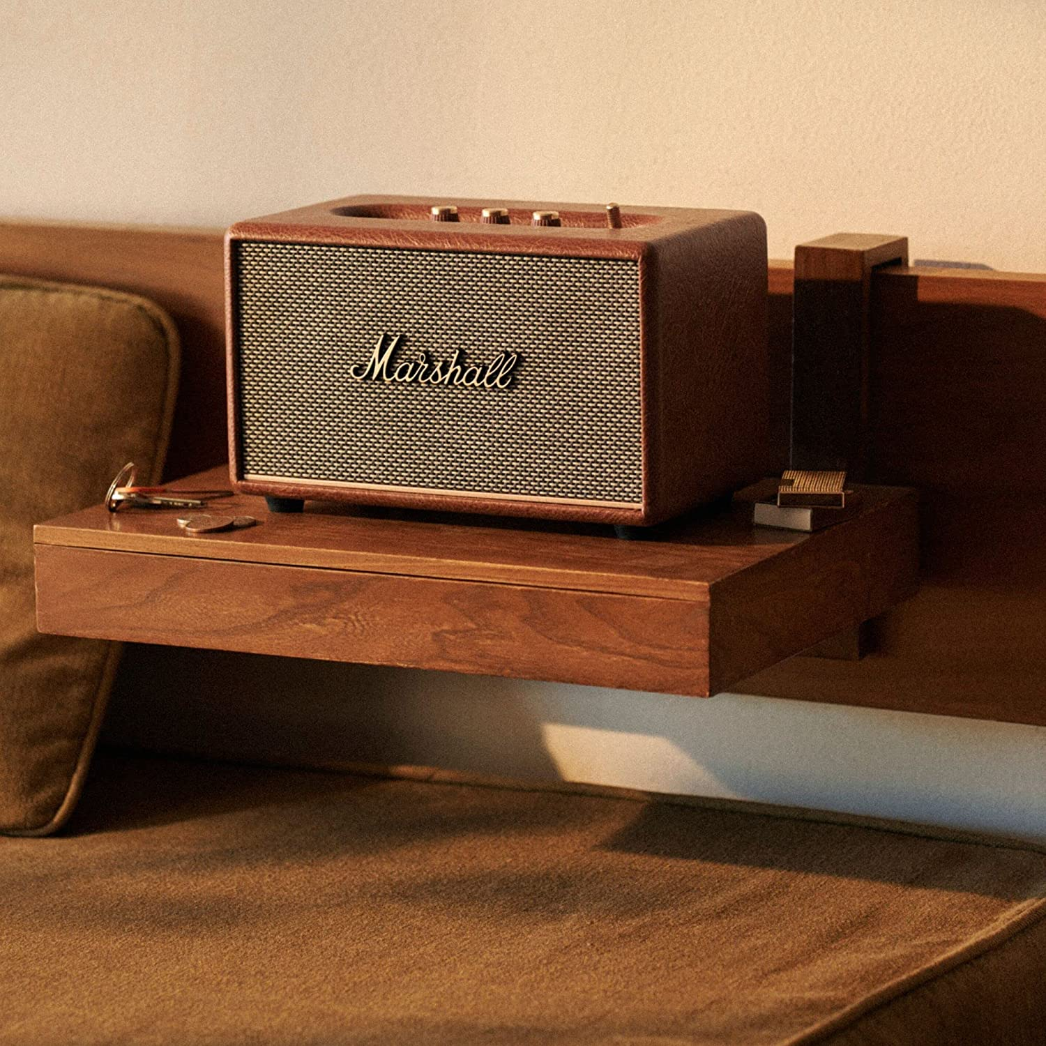 Marshall Acton 3 Bluetooth Speaker - Brown