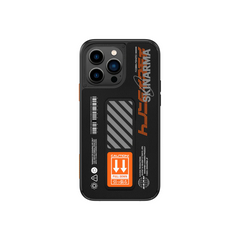 Skinarma iPhone 14 Pro Max (6.7") Shingoki Leatherette Bumper (Orange )