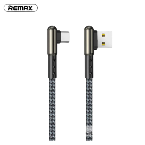 REMAX RC-176A JANLON 2 SERIES ZINC ALLOY BRAIDED GAMING DATA CABLE FOR TYPE-C (1M) (2.1A) Type C Cable for Andorid,USB Type C Cable,USB C Charger Cable,Type C Data Cable,Type C Charger Cable