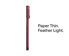 PITAKA - iPhone 18 Pro Max (Edge Series) - Burgundy (Argyle)