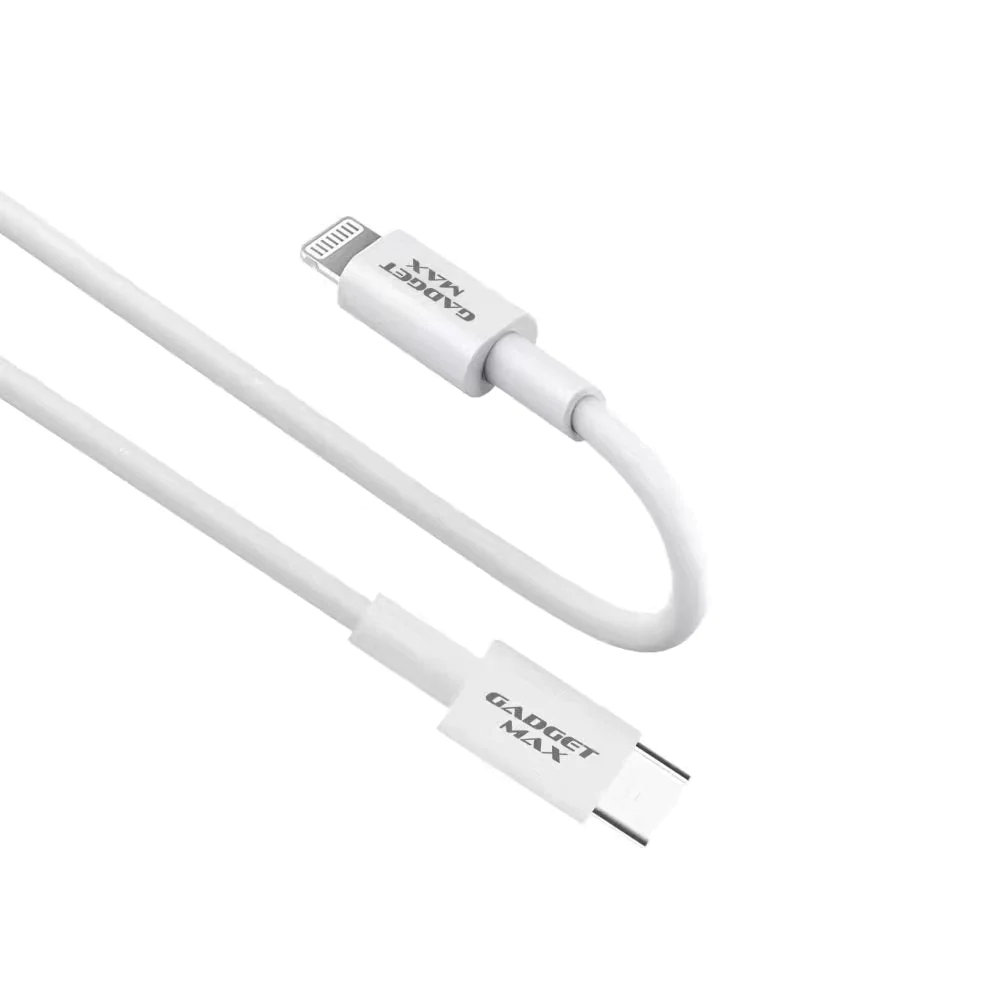 GADGET MAX M2 USB-C TO LIGHTNING MFI FAST CHARGE & DATA SYNC CABLE, PD/QC 20W(3A)(1200mm)