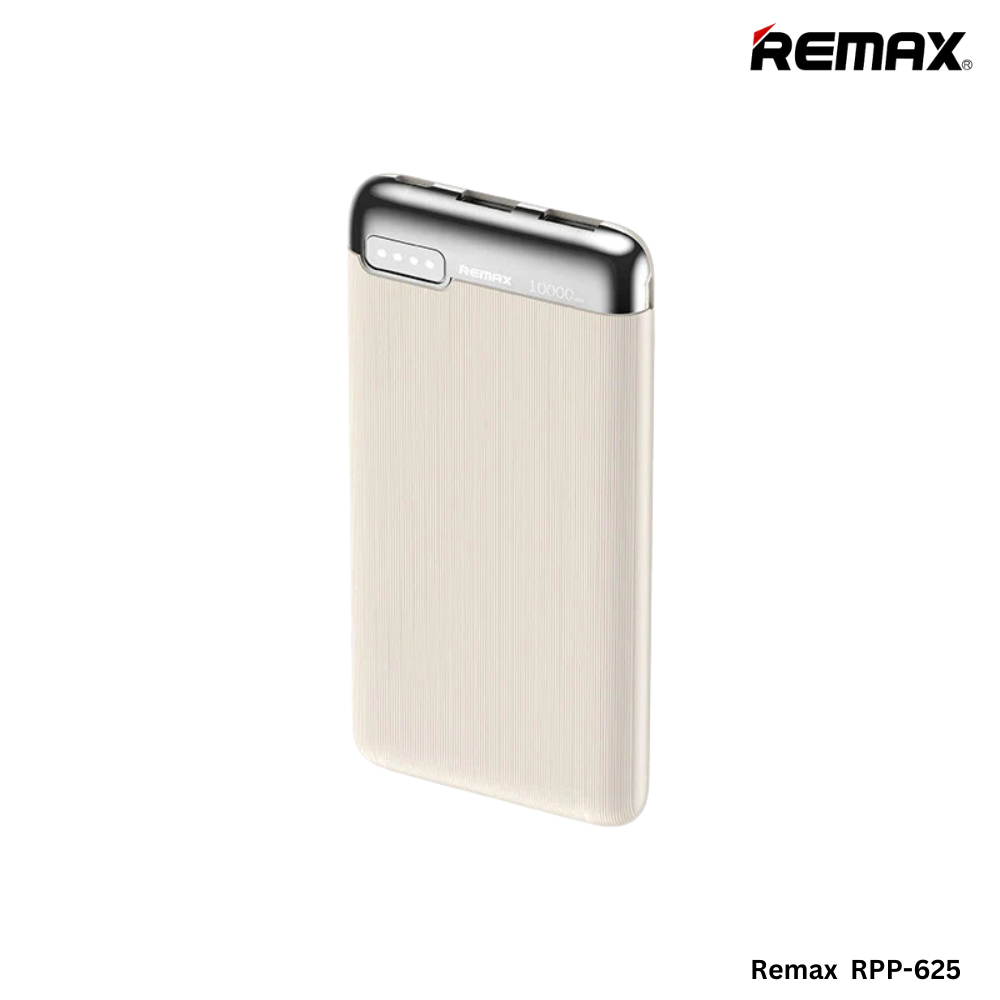 REMAX RPP-625 10000mAh RUINAY SERIES 2.1A FAST CHARGING POWER BANK (INPUT-TYPE-C/MICRO) (OUTPUT-USB 1/2) Power Bank (2.0A)